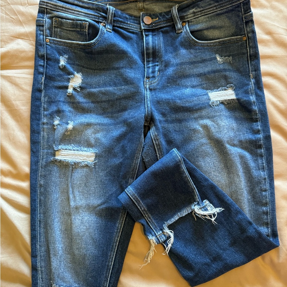 Bke Payton mid rise ankle skinny jeans